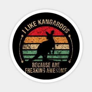 kangaroo lover Magnet